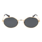 Polaroid Gold Metal Sunglasses