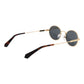 Polaroid Gold Metal Sunglasses