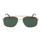 Polaroid Gold Metal Sunglasses