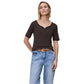 Street One Brown Cotton Long Sleeve T-Shirt