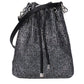 Jimmy Choo Black Satin Crossbody Bag