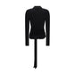 Ganni Black Recycled Polyester Shirt