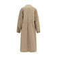 Fabiana Filippi Beige Polyester Trench Coat