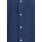 Finamore Blue Cotton Shirt