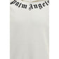 Palm Angels White Cotton Sweatshirt