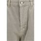 Represent Beige Cotton Bermuda Shorts