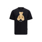 Palm Angels Black Cotton T-Shirt