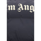 Palm Angels Black Polyamide Full-Length Jacket