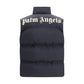 Palm Angels Black Polyamide Sleeveless Jacket