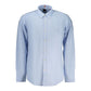Hugo Boss Azzurro Cotton Men Shirt