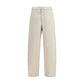 Jacquemus Beige Cotton Casual Pants