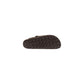Birkenstock Brown Suede Leather Slippers
