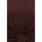 Magda Butrym Brown Cotton Sleeveles T-Shirt