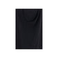 Darkpark Black Cotton Sleeveles T-Shirt