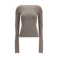 Rick Owens Gray Viscose Shirt