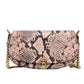 Michael Kors Mila Small Snakeskin Messenger Crossbody Bag