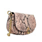 Michael Kors Mila Small Snakeskin Messenger Crossbody Bag