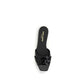 Saint Laurent Black Calf Leather Bos Taurus Ballet Flats