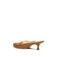 Chloé Brown Calf Leather Bos Taurus Stiletto Heel Sandals