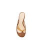 Chloé Brown Calf Leather Bos Taurus Stiletto Heel Sandals