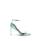Tom Ford Blue Calf Leather Bos Taurus Stiletto Heel Sandals