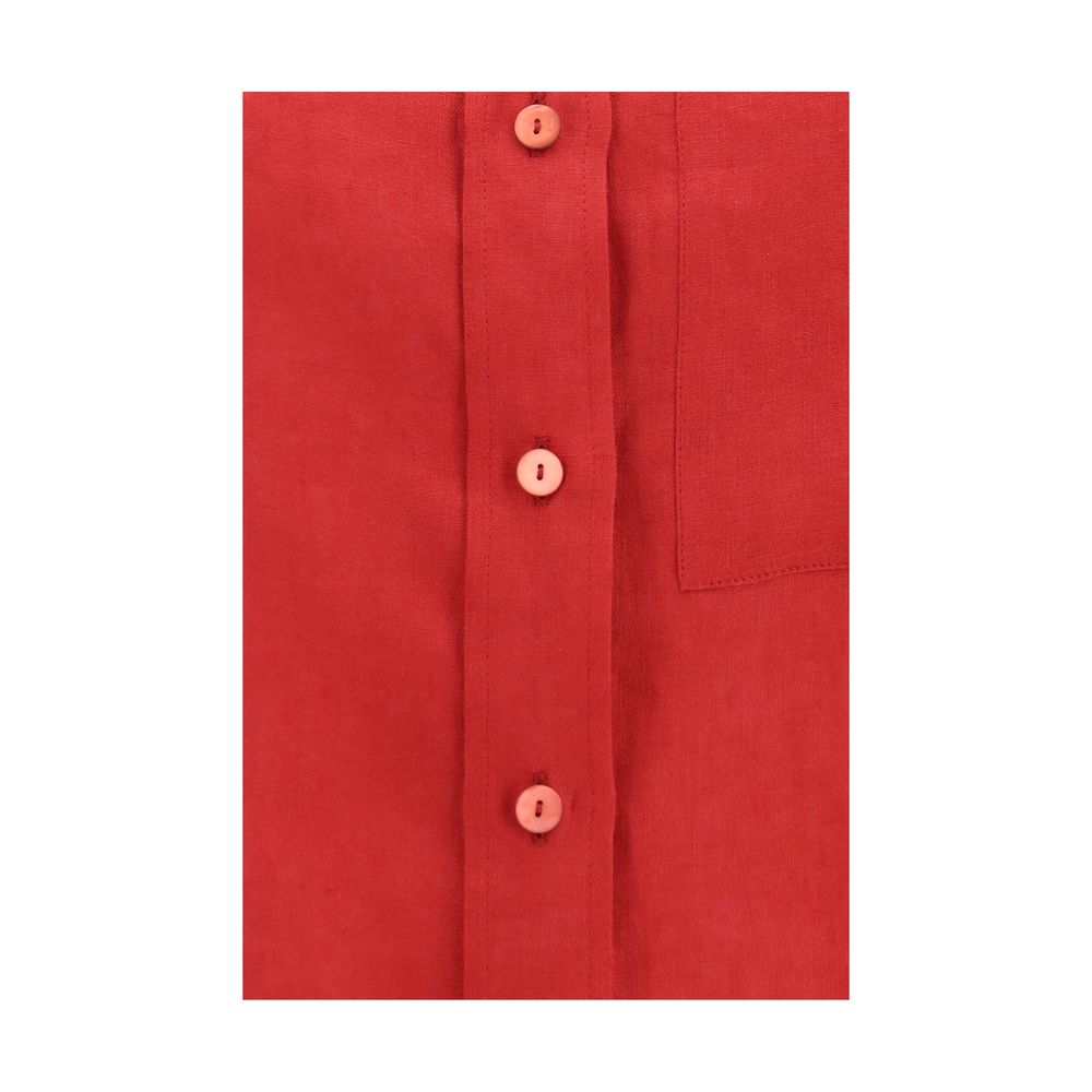 Lardini Multicolor Linen Dress Shirt