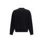 Palm Angels Black Cotton Sweatshirt