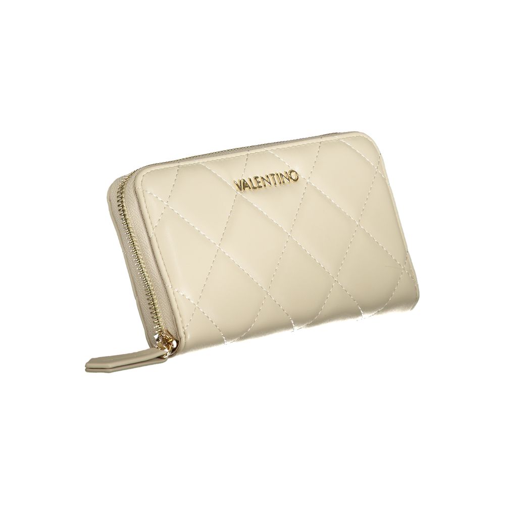 Mario Valentino Beige Polyurethane Women Wallet
