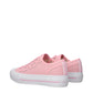 Jimmy Choo Pink Fabric Low Top Sneakers
