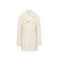 Prada White Wool Coat
