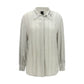 PINKO Gray Viscose Pattern Shirt