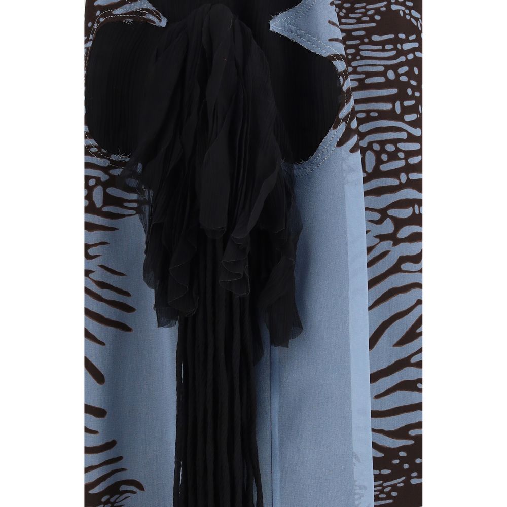 Ferragamo Multicolor Silk Skirt