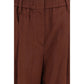 Brunello Cucinelli Brown Cotton Casual Pants