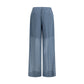 Brunello Cucinelli Blue Cotton Casual Pants
