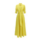 Sara Roka Bicolor Silk Casual Dress