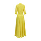 Sara Roka Bicolor Silk Casual Dress