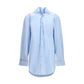 ALAINPAUL Blue Cotton Shirt