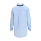 ALAINPAUL Blue Cotton Shirt