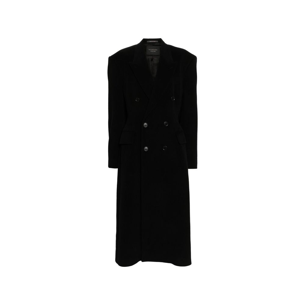 Balenciaga Black Cashmere Coat