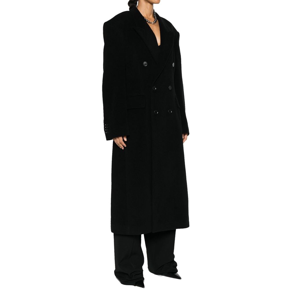 Balenciaga Black Cashmere Coat