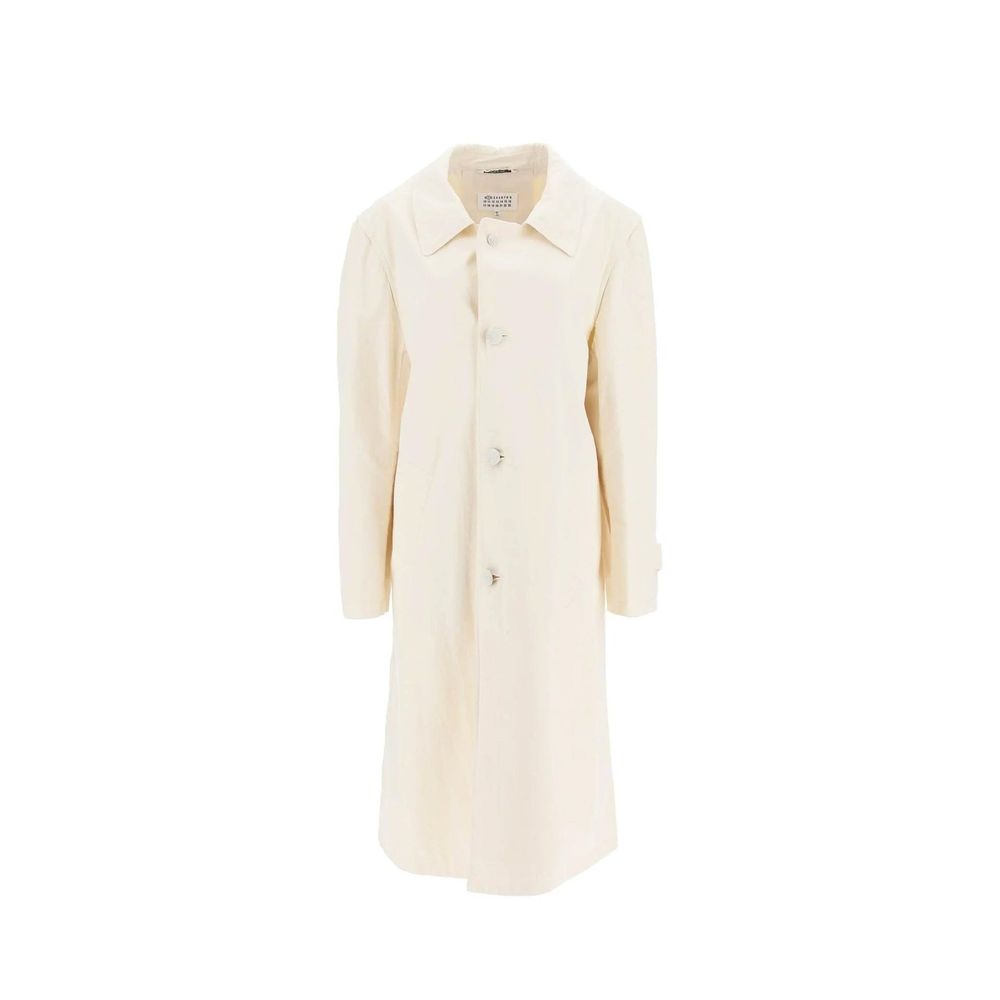 Maison Margiela White Cotton Coat