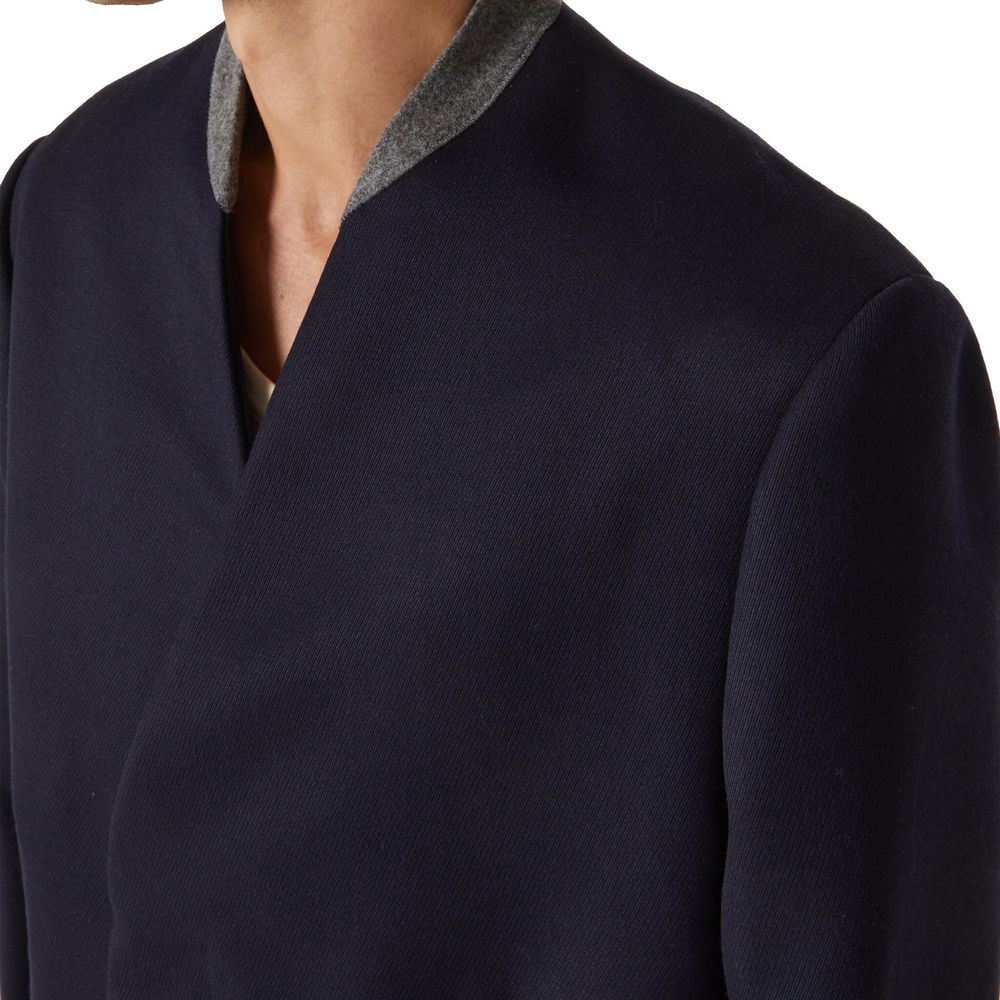 Maison Margiela Blue Wool Coat