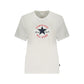 Converse White Cotton Womens T-Shirt