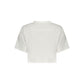 Converse White Cotton Womens T-Shirt