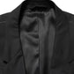 Dolce & Gabbana Black Single Breasted 2 Button Suit Jacket
