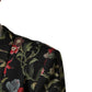 Dolce & Gabbana Multicolor Floral Leopard 1 Button Men Suit Jacket