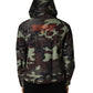 Dolce & Gabbana Multicolor Camouflage Hooded Bomber Jacket