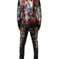 Dolce & Gabbana Black Floral 2 Buttons Formal 3 Piece Suit