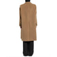 Saint Laurent Brown Wool False
