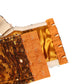 Dolce & Gabbana Gold Sequined Nyon Balconnet Bra Underwear